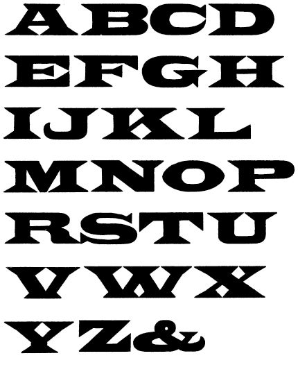 Specimen of Latin Extended, 3 line