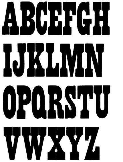 Specimen of Clarendon No 1 Page & Co