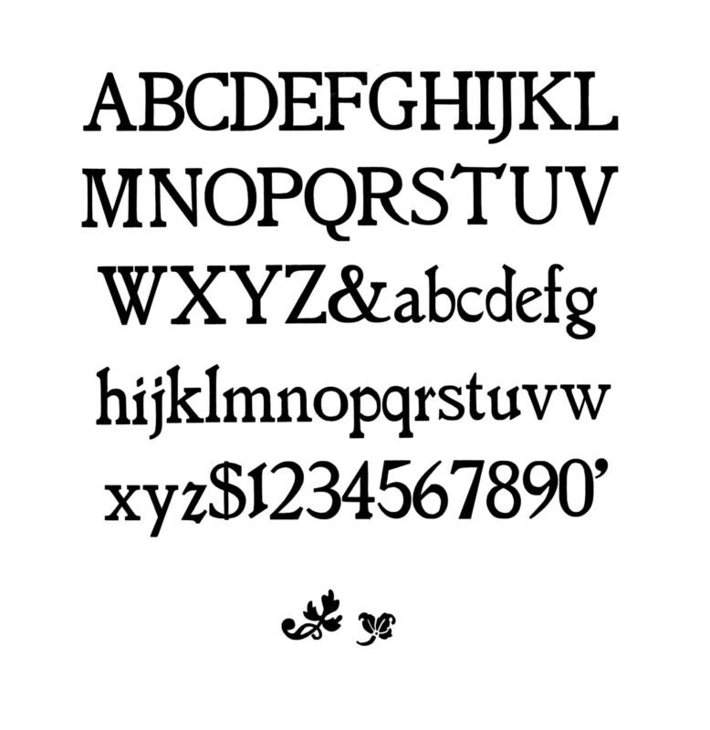 simple specimen of Jenson Old Style wood type from the Rob Roy Kelly collection, printed in the UT Design Lab