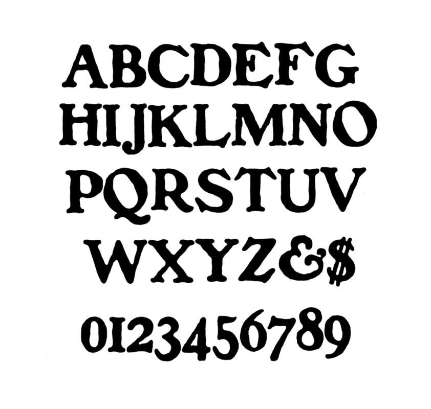 simple specimen of Ben Franklin wood type from the Rob Roy Kelly collection, printed in the UT Design Lab