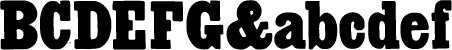 preview of Antique Condensed wood type from the Rob Roy Kelly collection, printed in the UT Design Lab