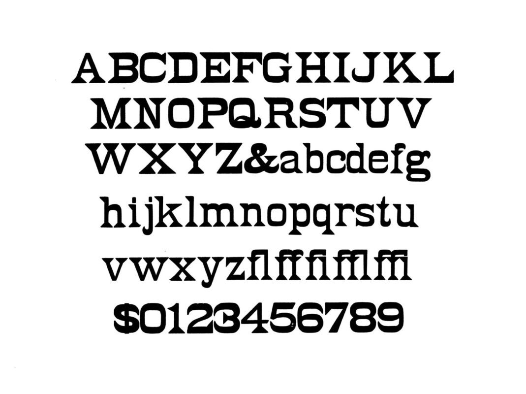 simple specimen of No. 131 wood type from the Rob Roy Kelly collection, printed in the UT Design Lab