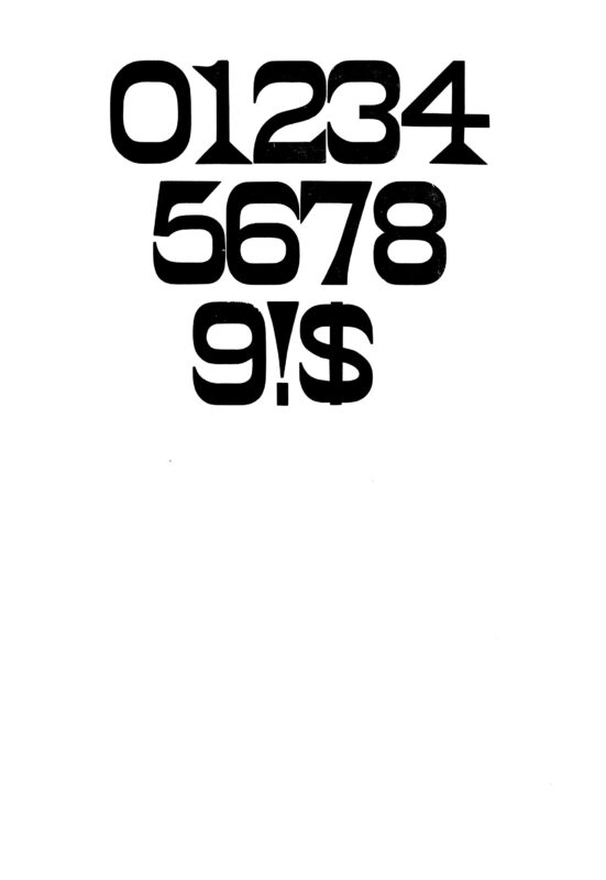 simple specimen of No. 131 wood type from the Rob Roy Kelly collection, printed in the UT Design Lab