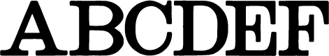 preview of Ionic wood type from the Rob Roy Kelly collection, printed in the UT Design Lab
