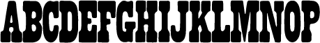preview of Clarendon No. 1 wood type from the Rob Roy Kelly collection, printed in the UT Design Lab