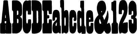 preview of French Clarendon wood type from the Rob Roy Kelly collection, printed in the UT Design Lab