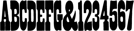 preview of French Clarendon wood type from the Rob Roy Kelly collection, printed in the UT Design Lab