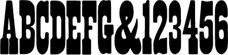 preview of French Clarendon Condensed wood type from the Rob Roy Kelly collection, printed in the UT Design Lab