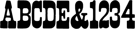 preview of French Clarendon No. 2 wood type from the Rob Roy Kelly collection, printed in the UT Design Lab