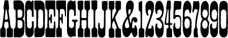 preview of Belgian wood type from the Rob Roy Kelly collection, printed in the UT Design Lab