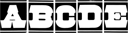 preview of No. 36 wood type from the Rob Roy Kelly collection, printed in the UT Design Lab
