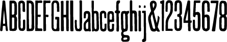 preview of Gothic Special wood type from the Rob Roy Kelly collection, printed in the UT Design Lab