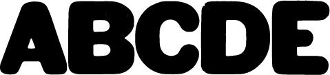 preview of Gothic Round wood type from the Rob Roy Kelly collection, printed in the UT Design Lab