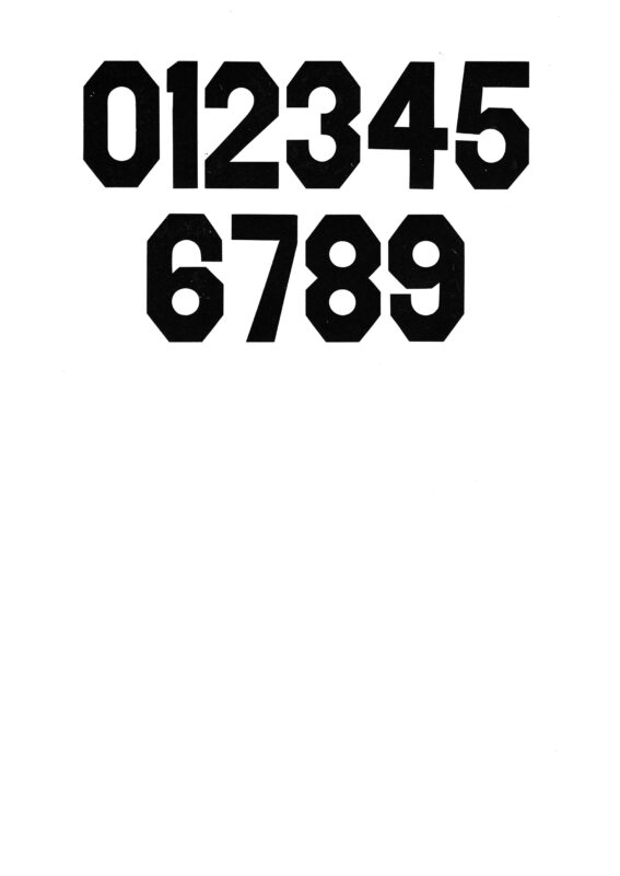 simple specimen of Ancient Gothic wood type from the Rob Roy Kelly collection, printed in the UT Design Lab