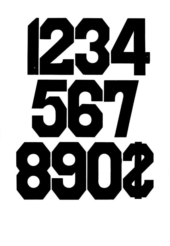 simple specimen of No. 133 wood type from the Rob Roy Kelly collection, printed in the UT Design Lab
