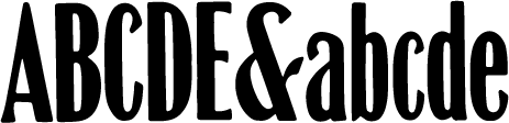 preview of Modified Gothic XX Condensed wood type from the Rob Roy Kelly collection, printed in the UT Design Lab