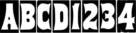 preview of Gothic Tuscan No. 5 Reversed wood type from the Rob Roy Kelly collection, printed in the UT Design Lab