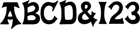 preview of Artistic wood type from the Rob Roy Kelly collection, printed in the UT Design Lab