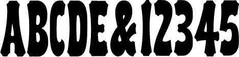 preview of No. 124 wood type from the Rob Roy Kelly collection, printed in the UT Design Lab