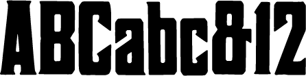 preview of No. 506 wood type from the Rob Roy Kelly collection, printed in the UT Design Lab
