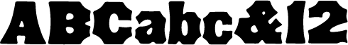 preview of Gothic Tuscan wood type from the Rob Roy Kelly collection, printed in the UT Design Lab