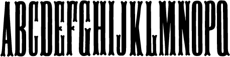 preview of Antique Tuscan No. 9 wood type from the Rob Roy Kelly collection, printed in the UT Design Lab