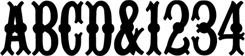 preview of Kurilian No. 2 wood type from the Rob Roy Kelly collection, printed in the UT Design Lab