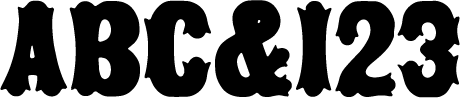 preview of Gothic Tuscan Condensed wood type from the Rob Roy Kelly collection, printed in the UT Design Lab
