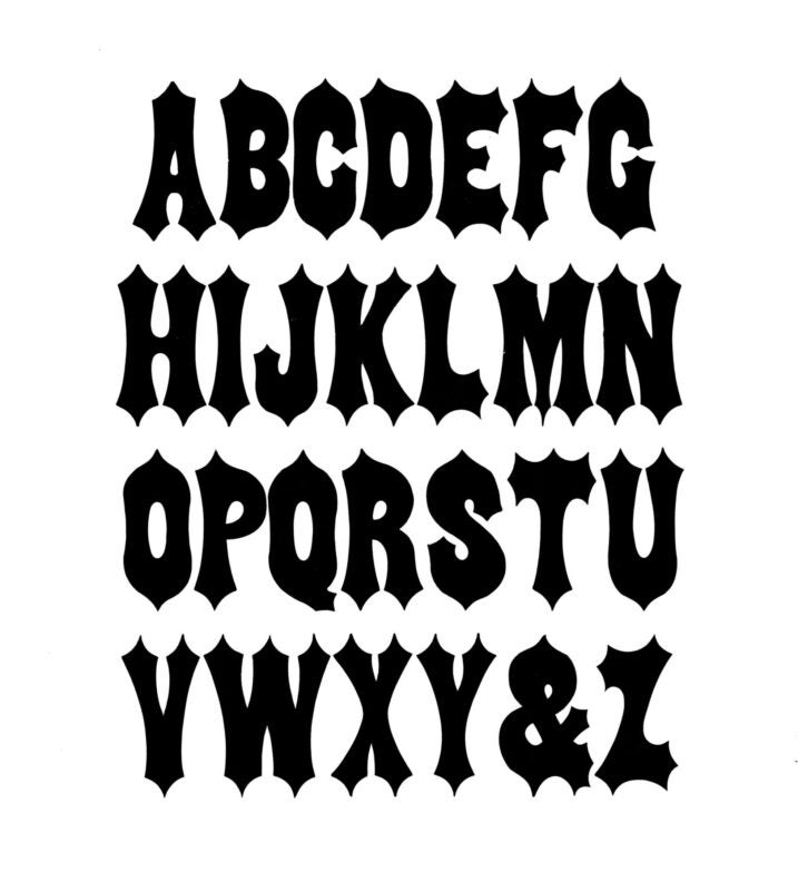 simple specimen of Tuscan Italian wood type from the Rob Roy Kelly collection, printed in the UT Design Lab