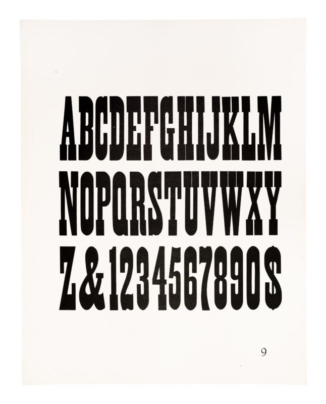 Antique-style typeface printed in black on white paper.