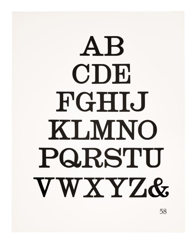 An antique typeface printed in black on white paper.