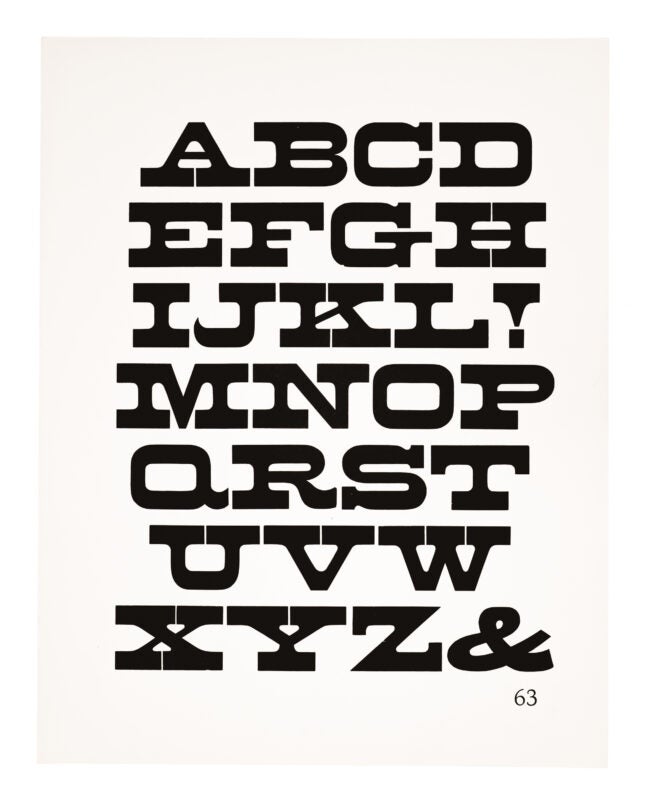 An antique typeface printed in black on white paper.
