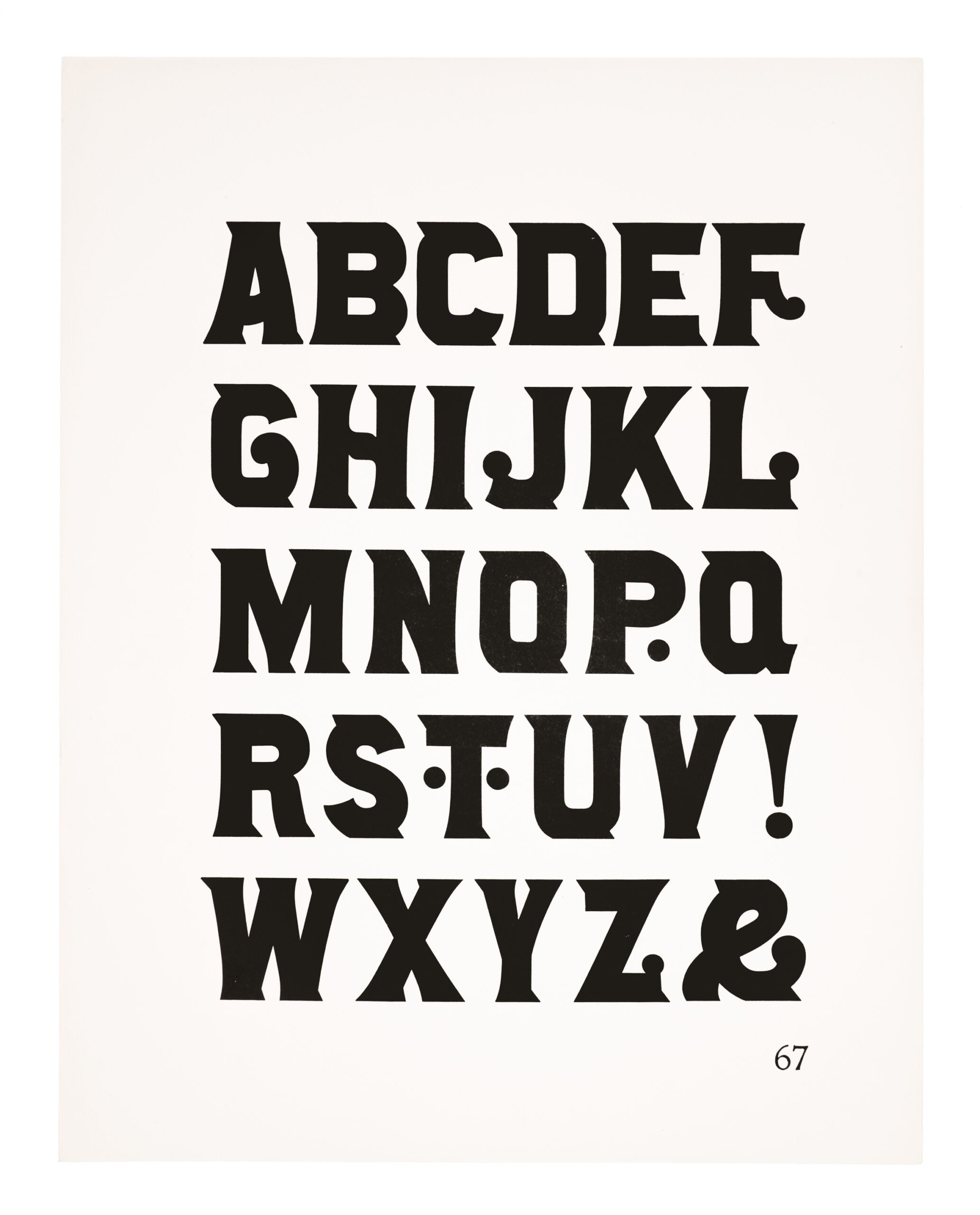 An antique typeface printed in black on white paper.
