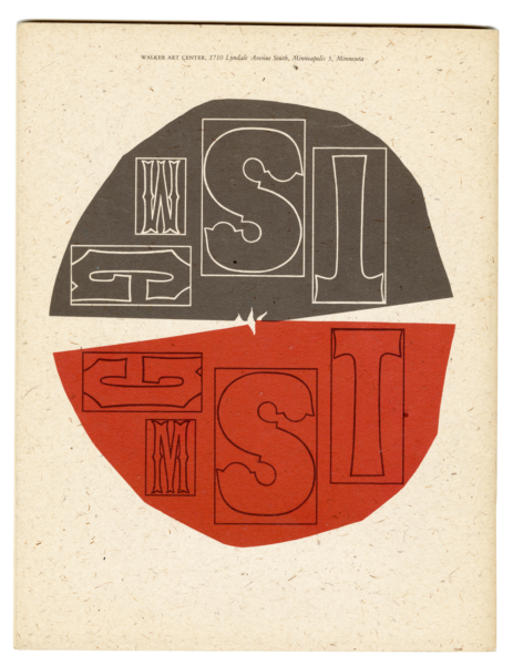 design quarterly magazine feature about wood type from 1963, layout design and article by Rob Roy Kelly